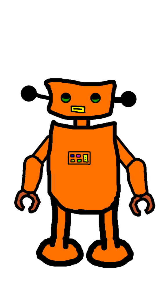 This robot is cringing at the dad joke.